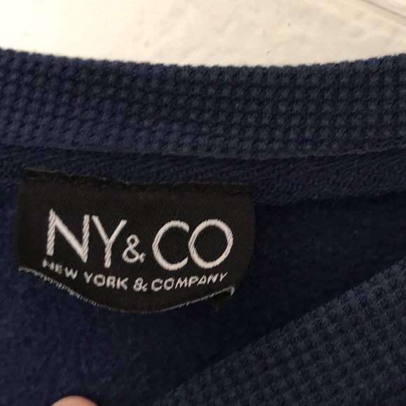 NY&CO SWEATSHIRT DARK BLUE SIZE XL IN GREAT CONDITION! - Picture 3 of 4